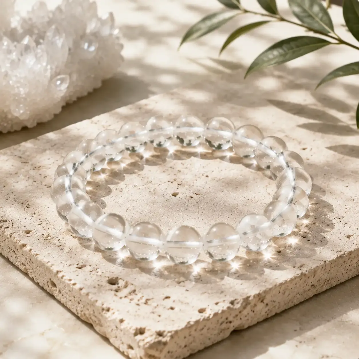 Realm of Clarity – Clear Quartz Energy Bracelet